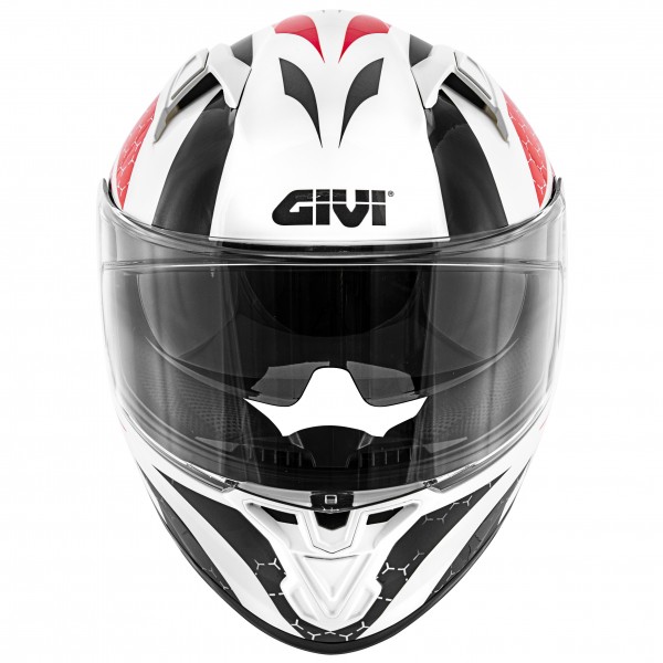 Casco GIVI 50.6 Stoccarda Rojo y Negro