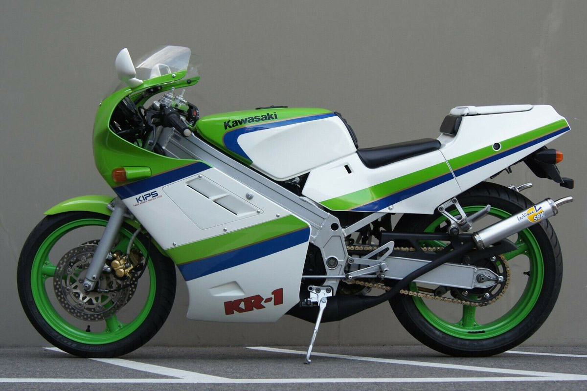 juicio tener parásito Motos de ensueño a la venta: Kawasaki KR-1 1988