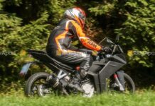 Trasera de la KTM RC 390
