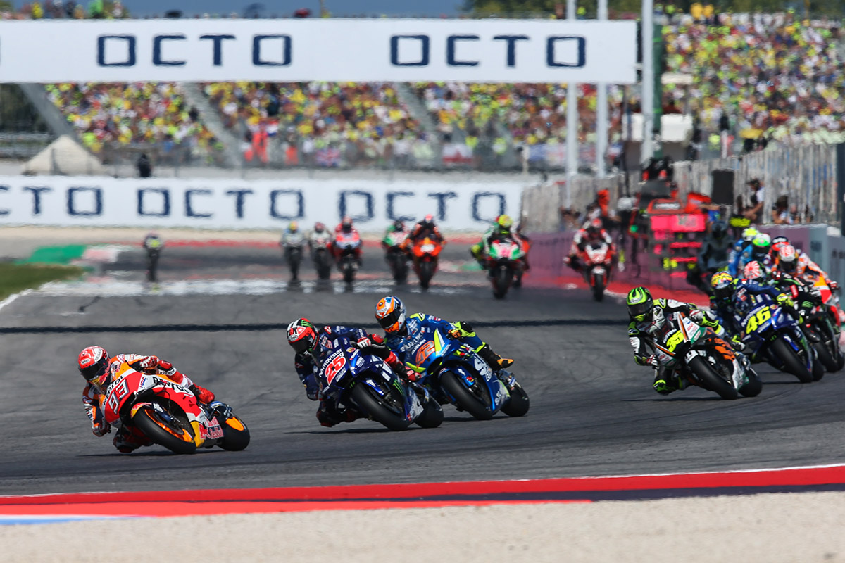 La primera "s" de Misano es complicada en las salidas