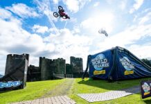 Momento del triple doble backflip