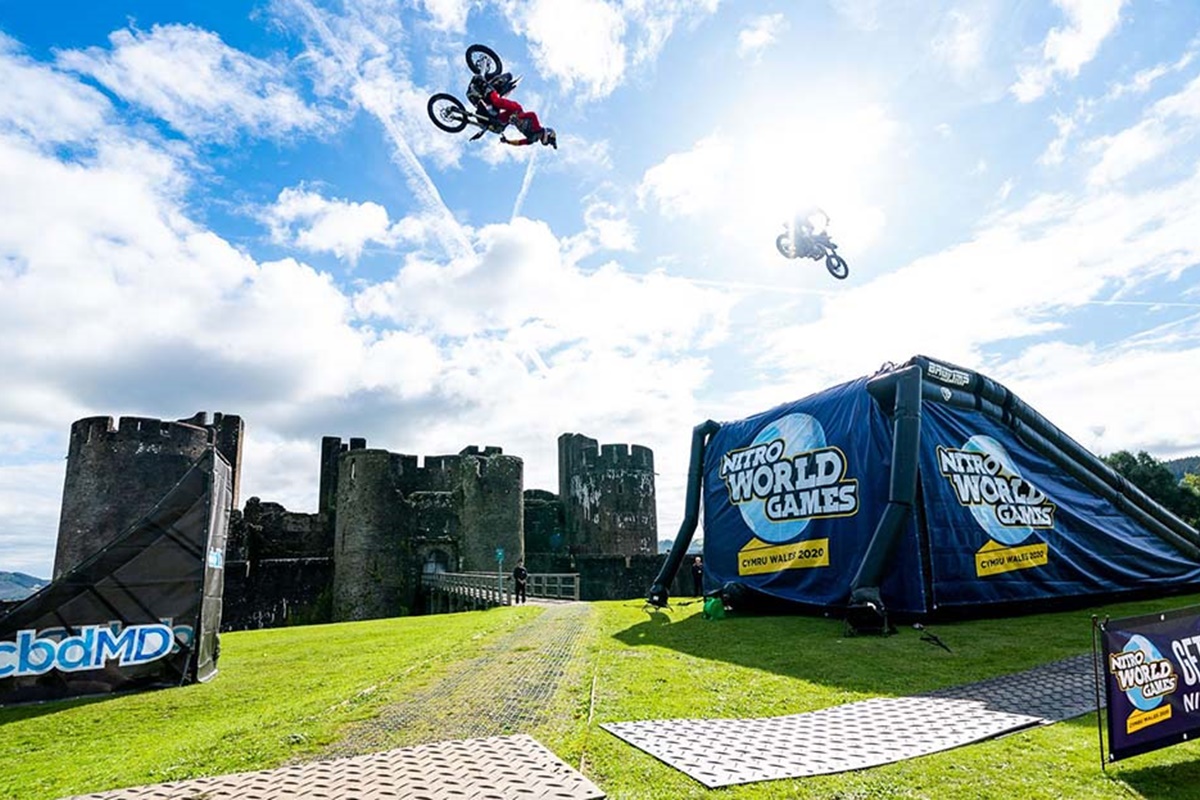 Momento del triple doble backflip