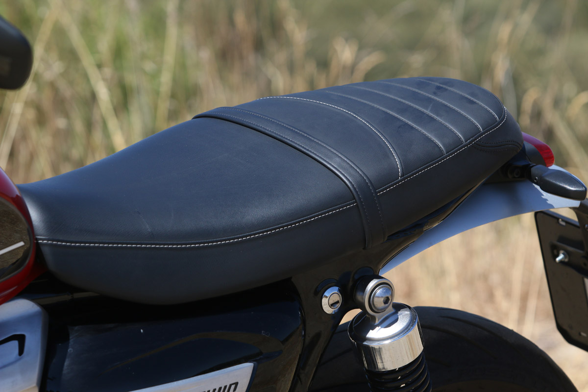 Asiento de la Triumph Speed Twin