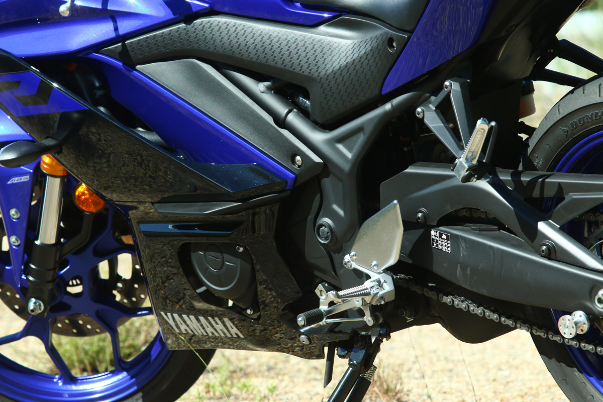Chasis tubular de acero para la Yamaha YZF-R3 2019