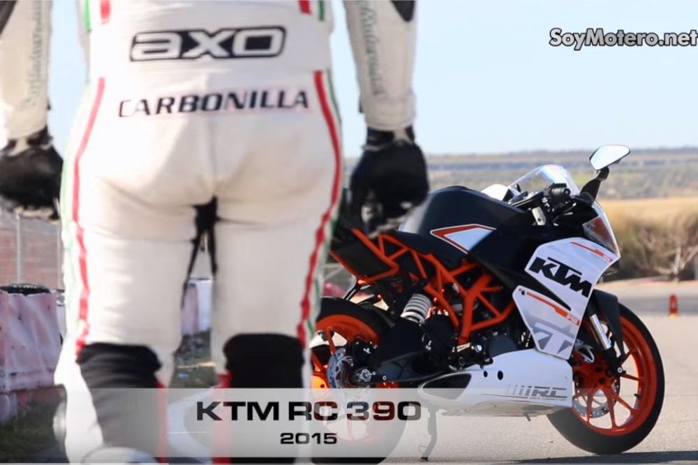 KTM RC 390 2015 Prueba