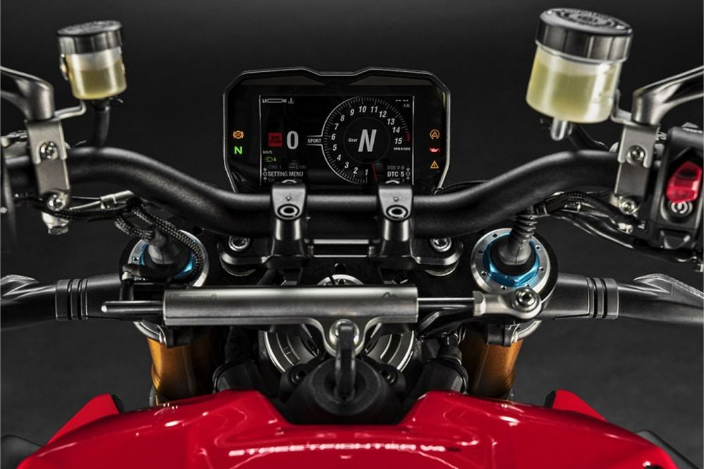 Instrumentación TFT de la Ducati Streetfighter V4