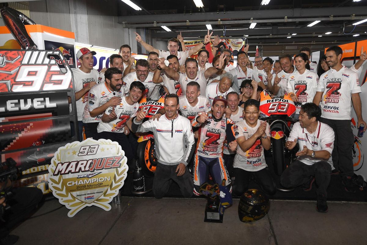 Márquez gana su séptimo título en Japón
