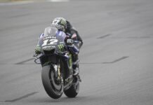 Maverick Viñales ha luchado con Dovizioso por el podio