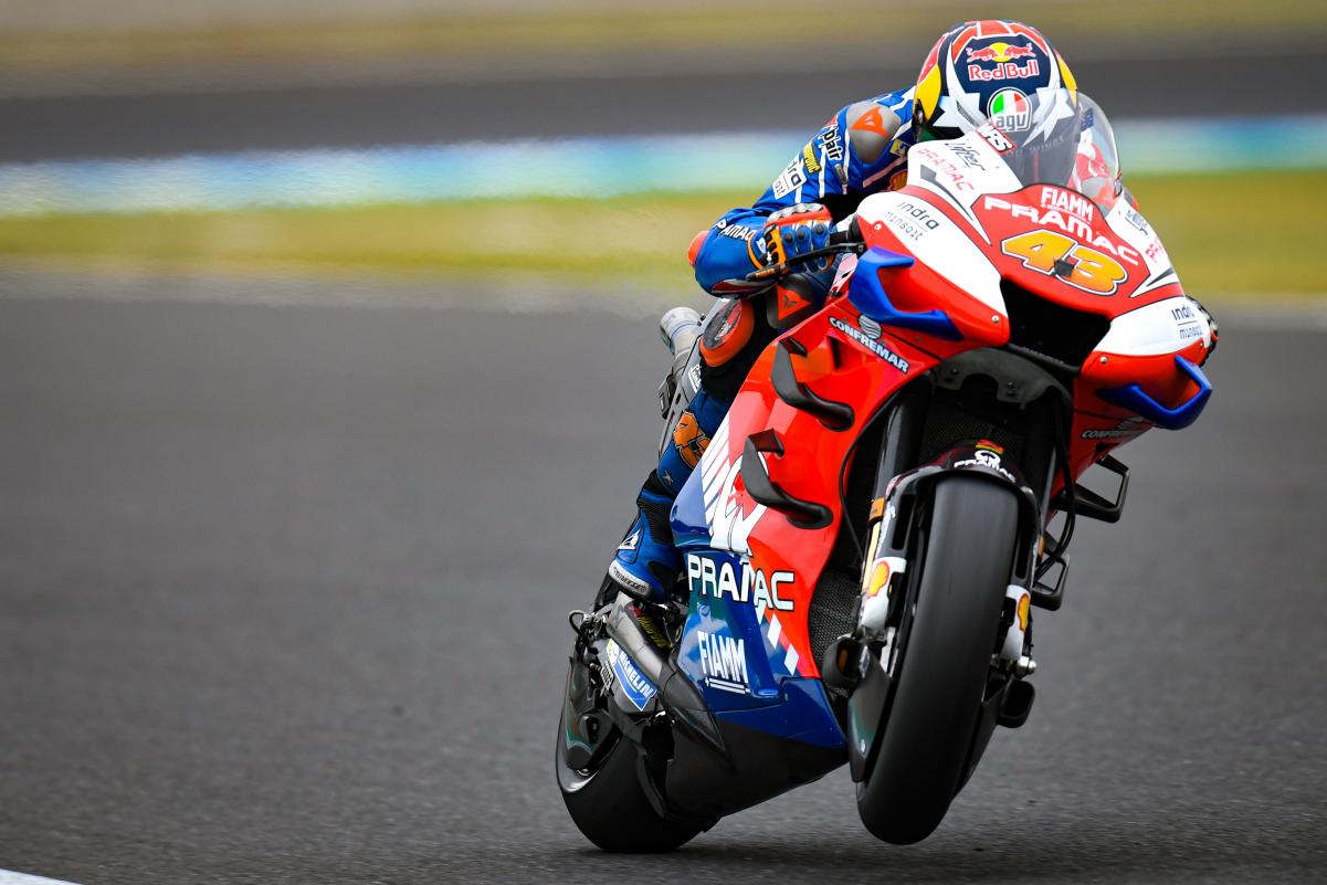 Jack Miller ha perdido sus opciones de podio y se ha ido quedando detrás