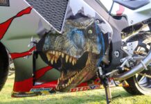 Honda RC51 "Jurassic Park III" - detalle