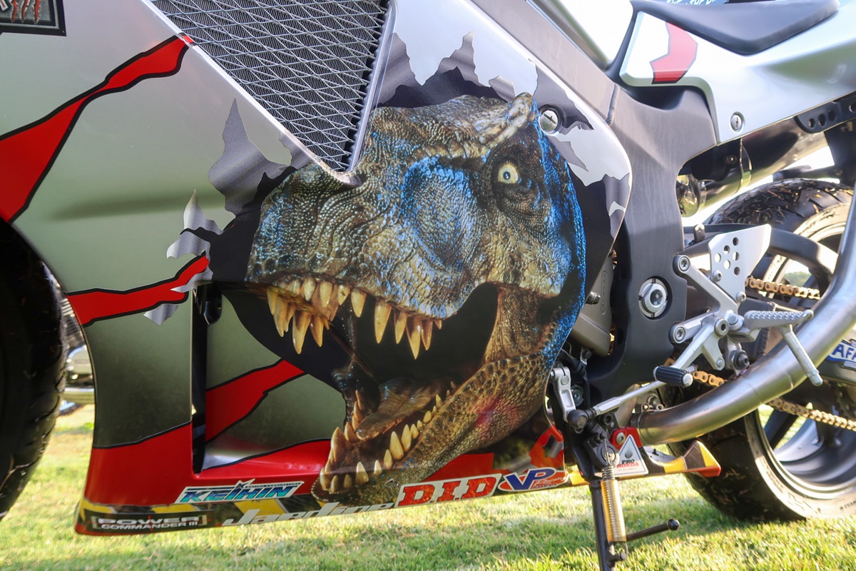 Honda RC51 "Jurassic Park III" - detalle
