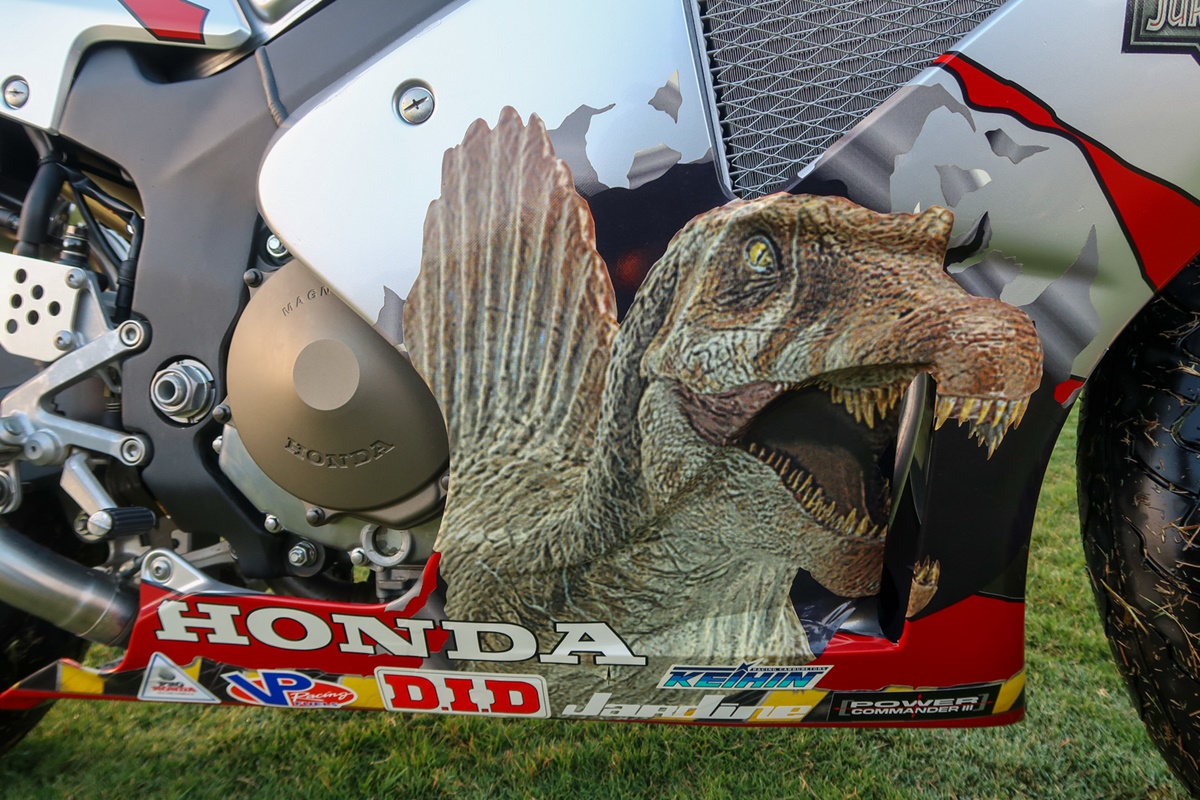 Honda RC51 "Jurassic Park III" - detalle
