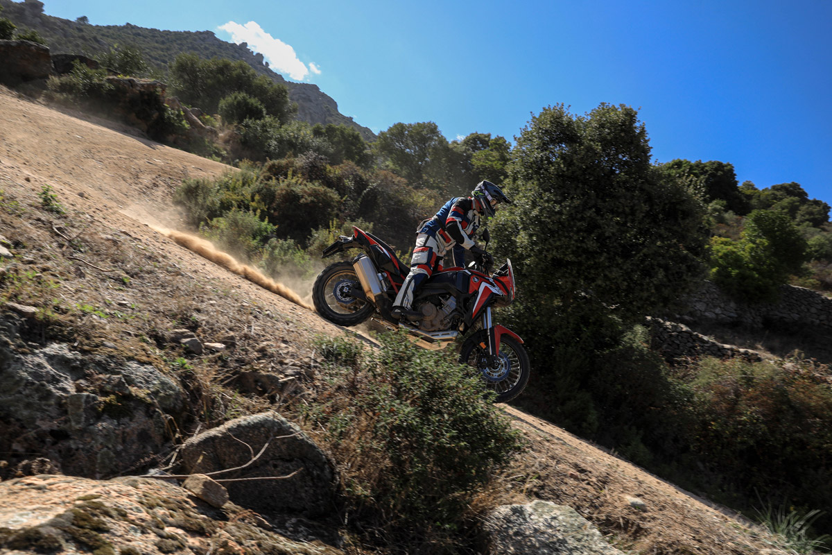 La Honda CRF1100L Africa Twin dispone de sistema anti-caballito