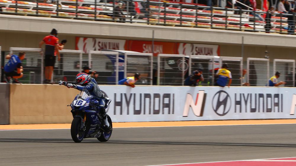 Jules Cluzel, ganador en Supersport