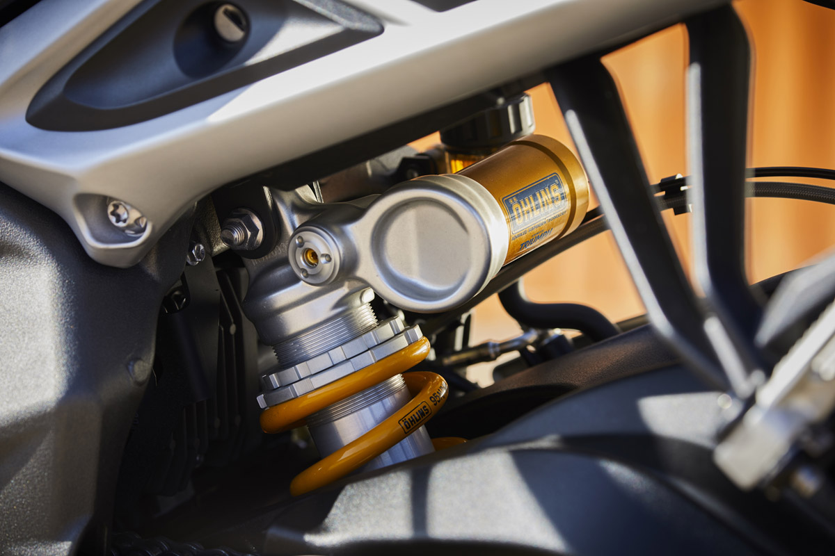 Amortiguador trasero Öhlins STX40 para la Triumph Street Triple RS 2020