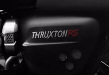 Tapa lateral de la Triumph Thruxton RS 2020