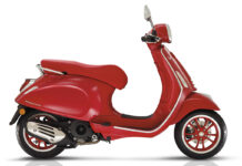 Vespa Primavera Red 2020 lateral