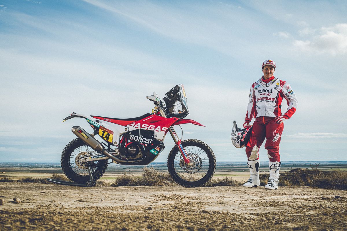Laia Sanz correrá con GasGas el Dakar 2020