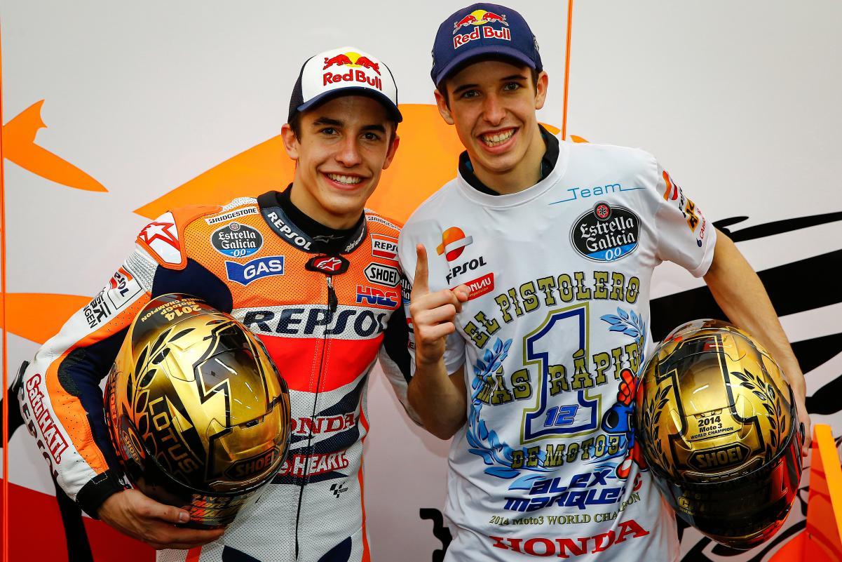 Marc y Alex Márquez, título de Moto2 de Alex