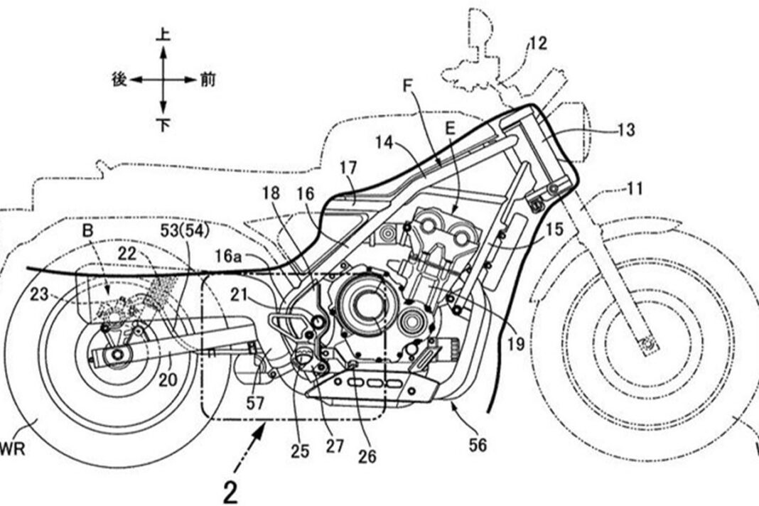 Patente Honda Rebel Scrambler