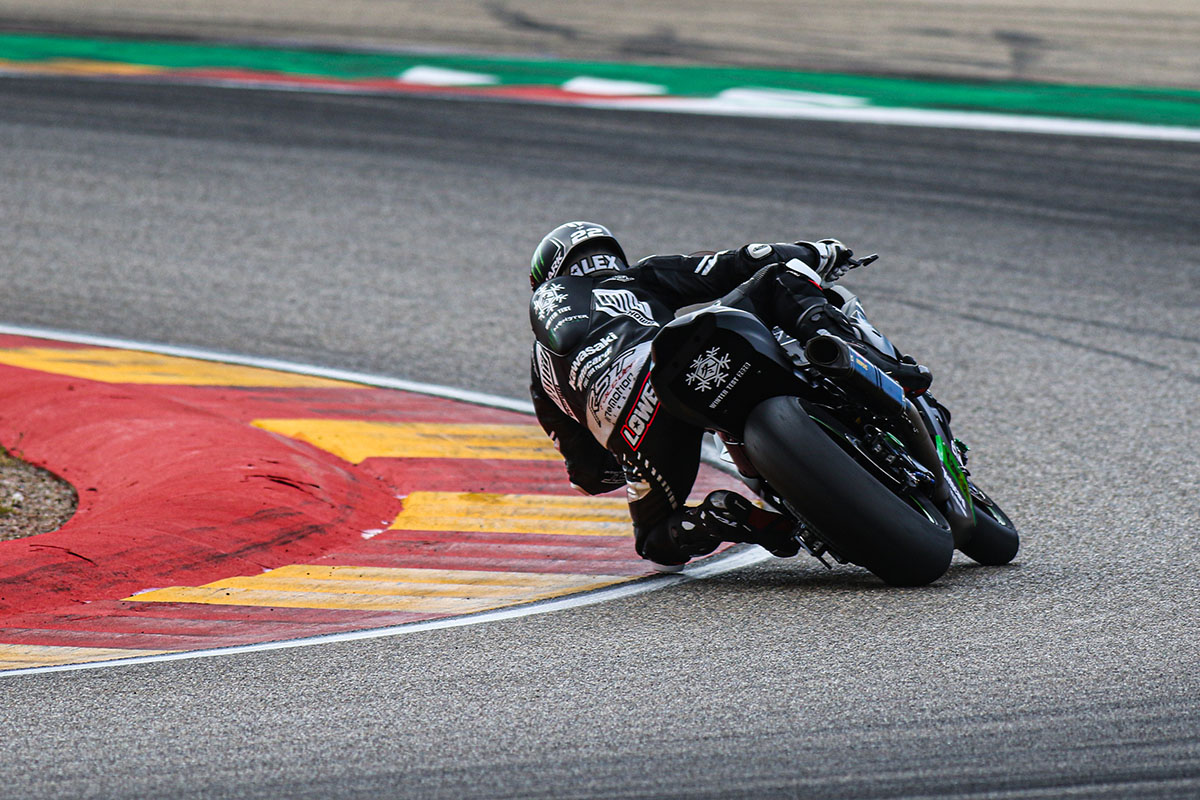 Lowes se ha mostrado rápido con la Kawasaki