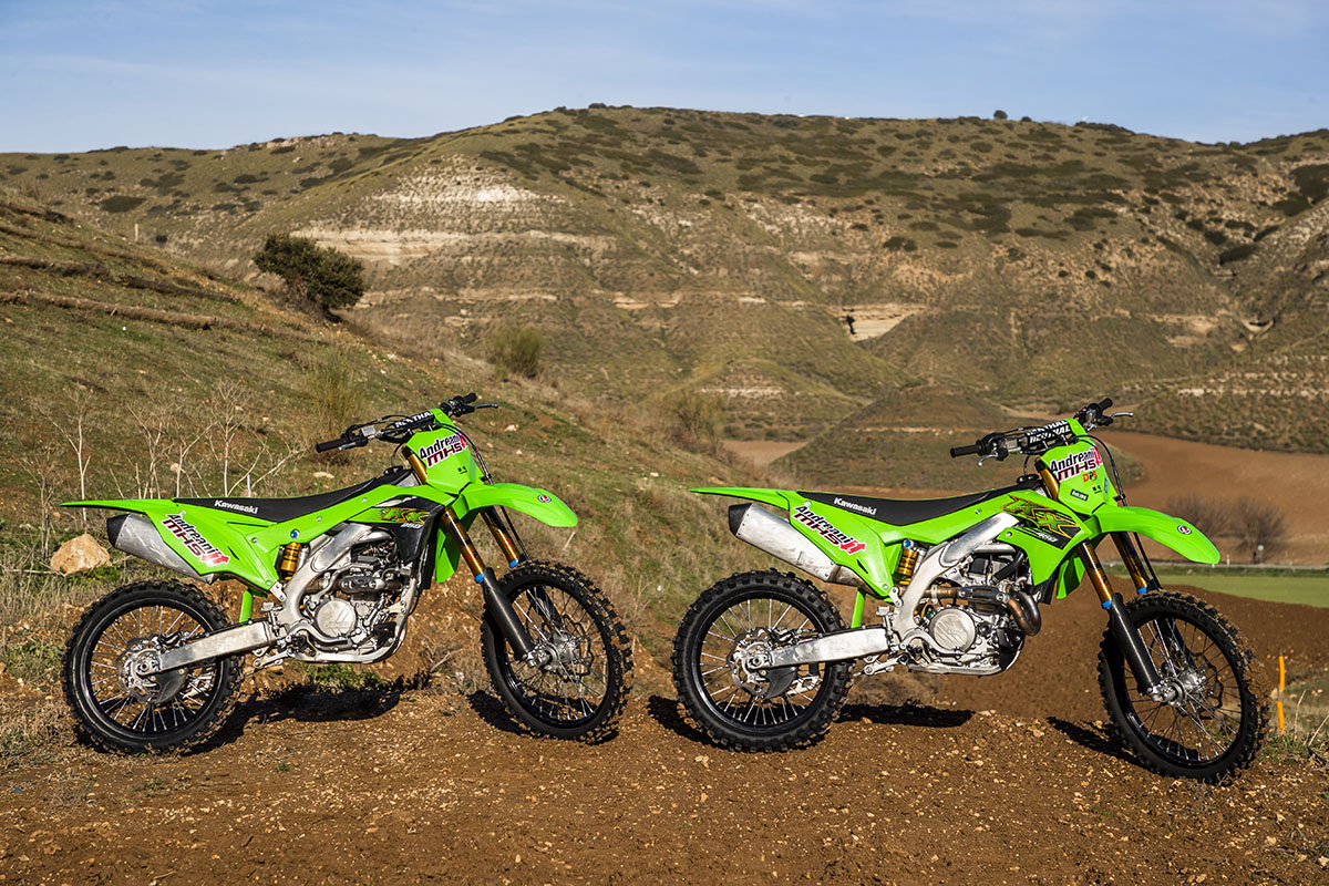 Pudimos probar las Kawasaki KX de 250 y 450