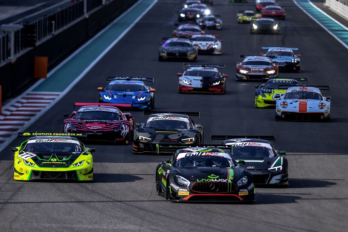 La Gulf12h se disputó en el circuito de Yas Marina