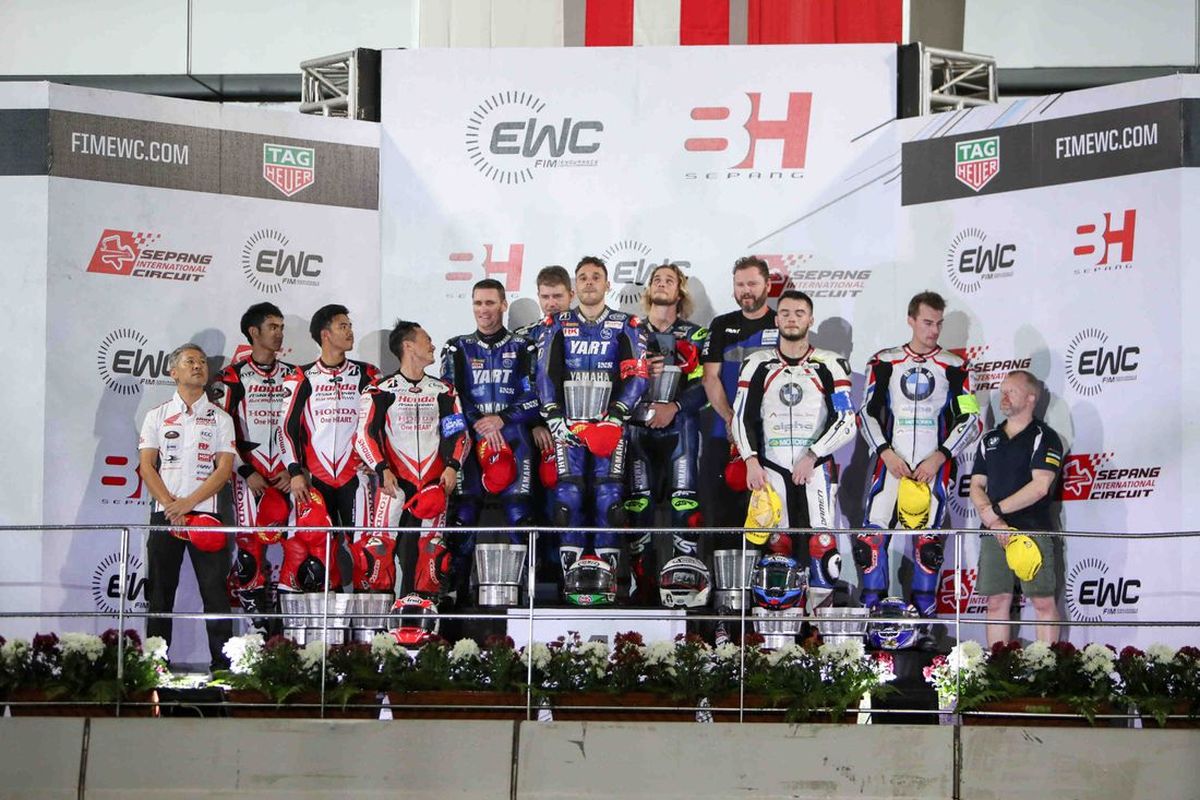 Podio de las 8 Horas de Sepang