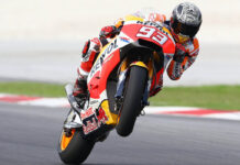 Marc Márquez con la Honda Repsol