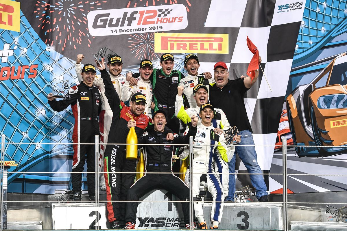 Podio general de las 12 Horas del Golfo