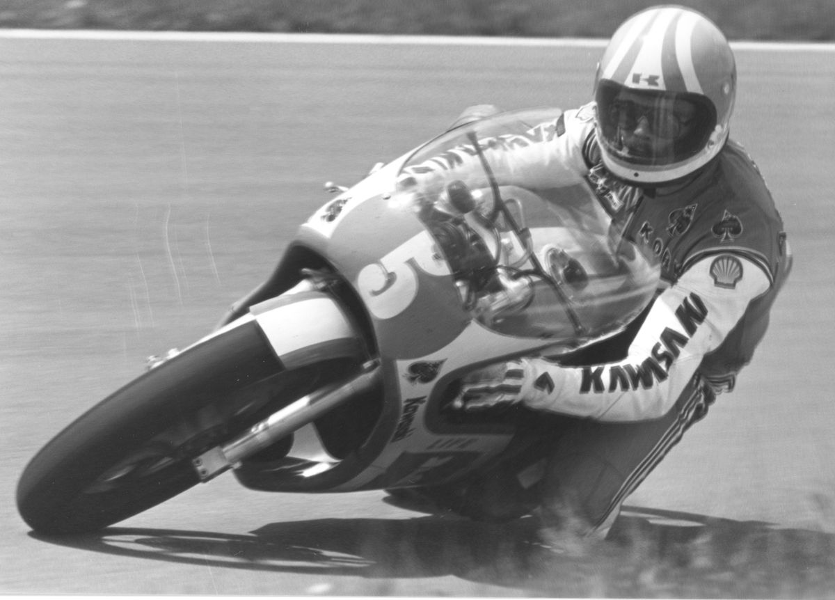Kork Ballington sobre su Kawasaki