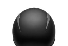 bell-broozer-modular-street-motorcycle-helmet-arc-matte-black-gray-back