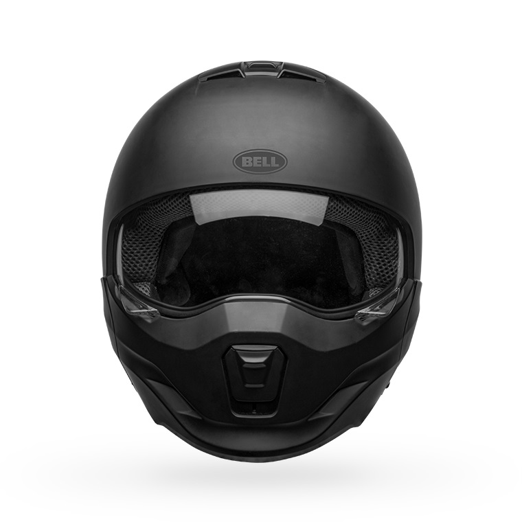 bell-broozer-modular-street-motorcycle-helmet-matte-black-front