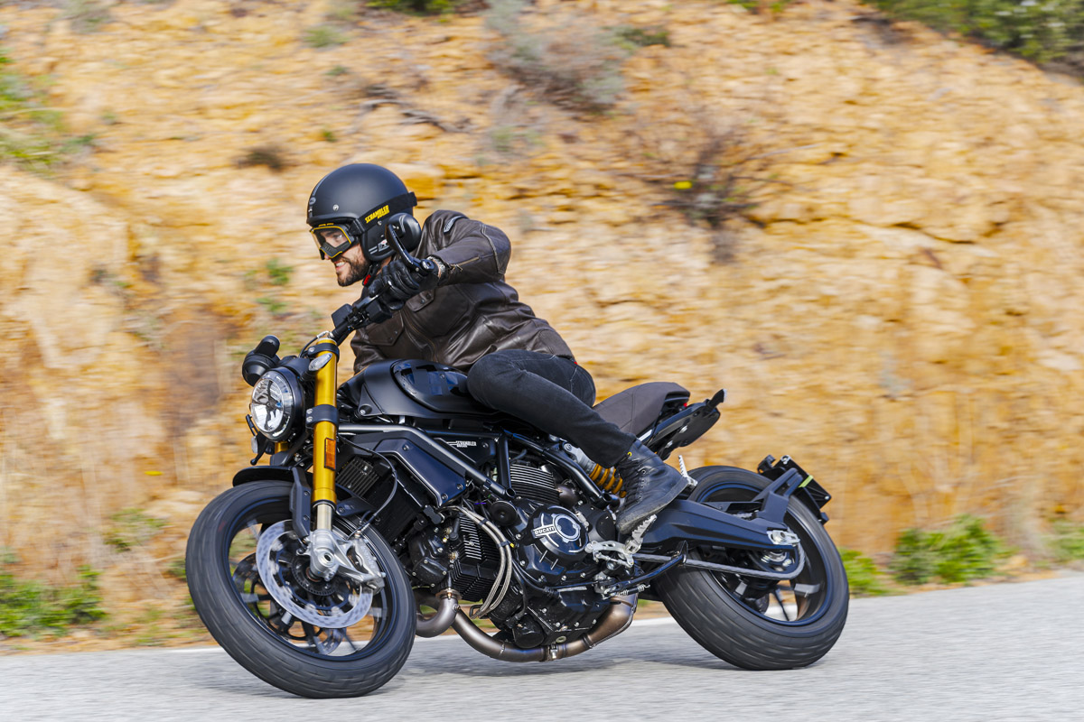 La suspensión Öhlins es el factor determinante de las Ducati Scrambler 1100 Sport Pro 2020