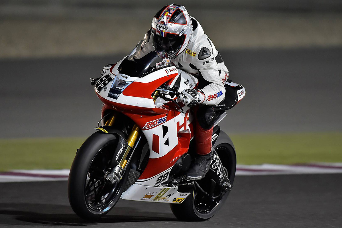2014 fue el único año que EBR completó en WSBK