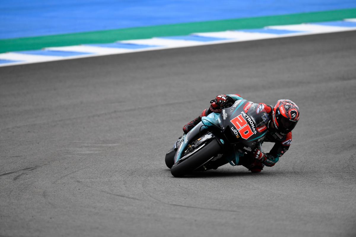 En la pretemporada Quartararo se mostró competitivo