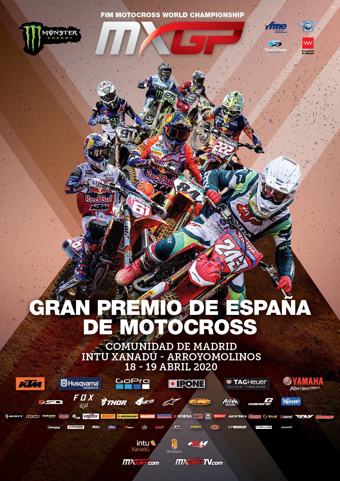 Cartel del GP de España de MXGP