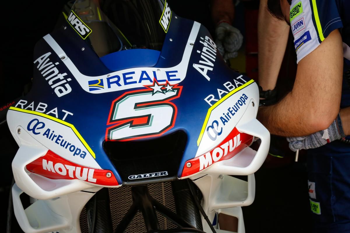 Johann Zarco en los Test de Sepang