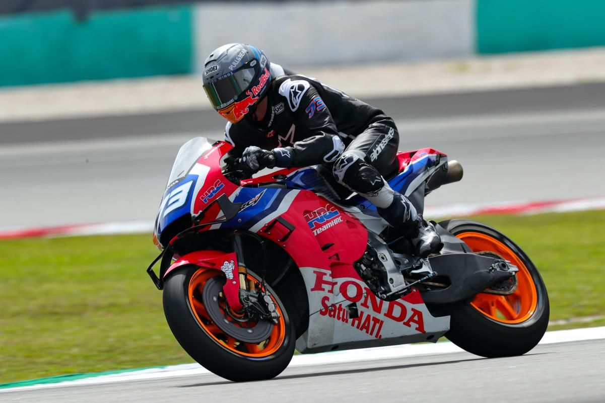 Álex Márquez en el Shakedown de Sepang