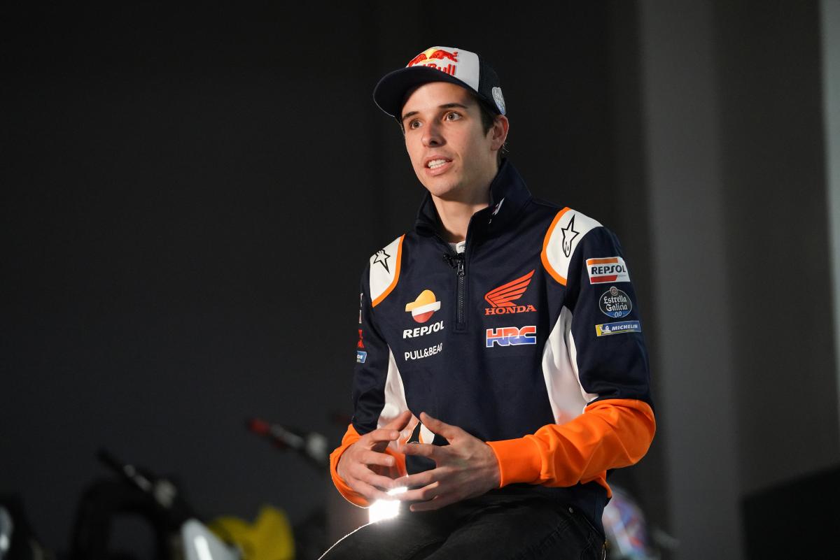 Álex Márquez con los colores de Repsol