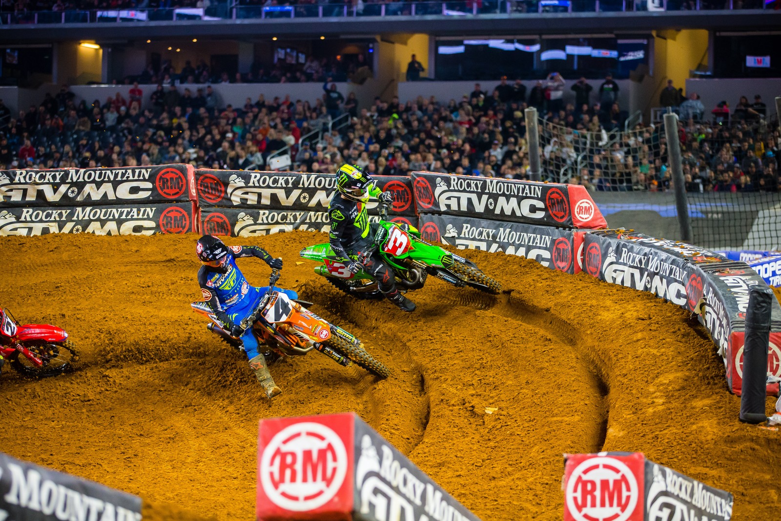 Bagget y Tomac durante una de las finales