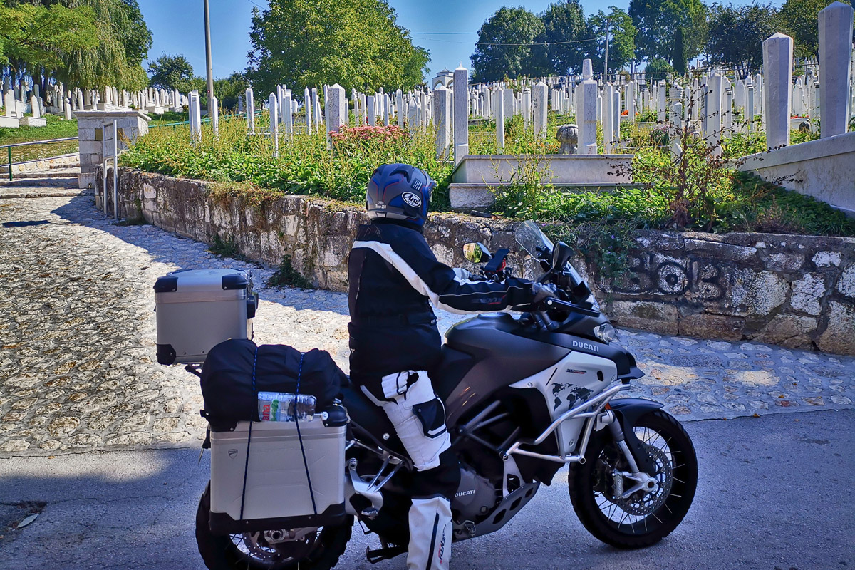 Cementerio en el centro de Sarajevo