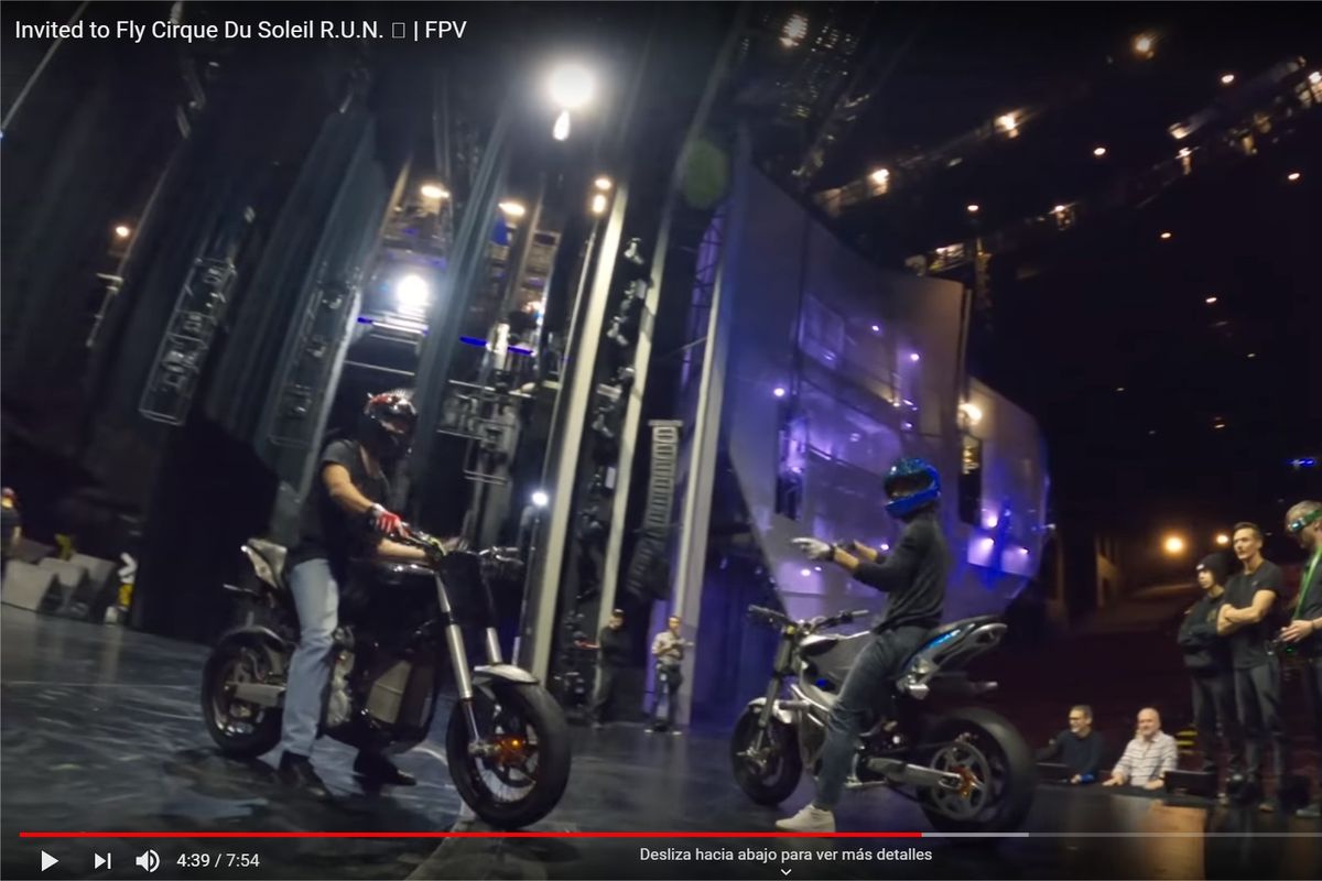 Circo del Sol con motos