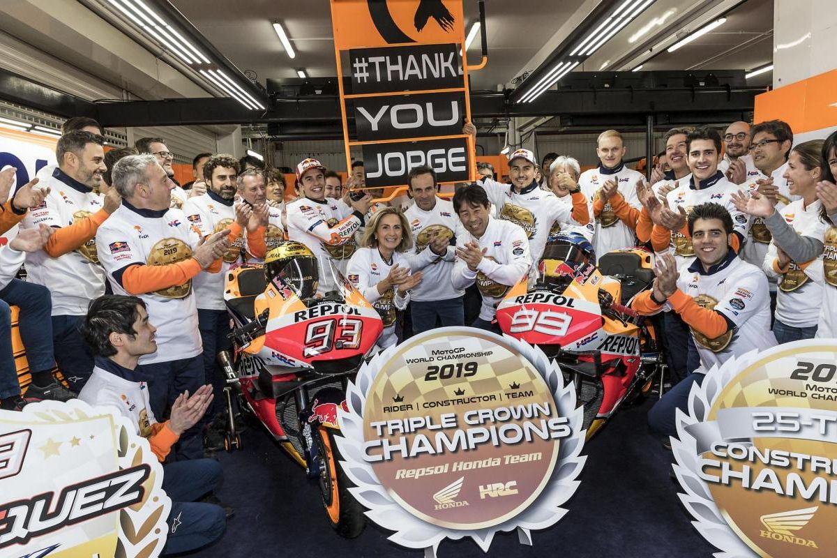 Jorge Lorenzo se despide del Team Repsol Honda
