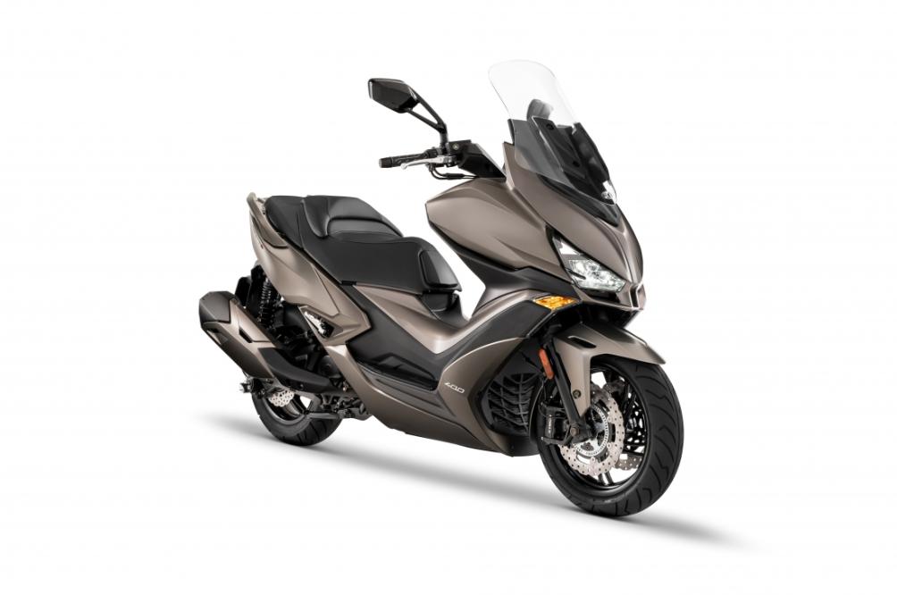 KYMCO Xciting S 400 marrón
