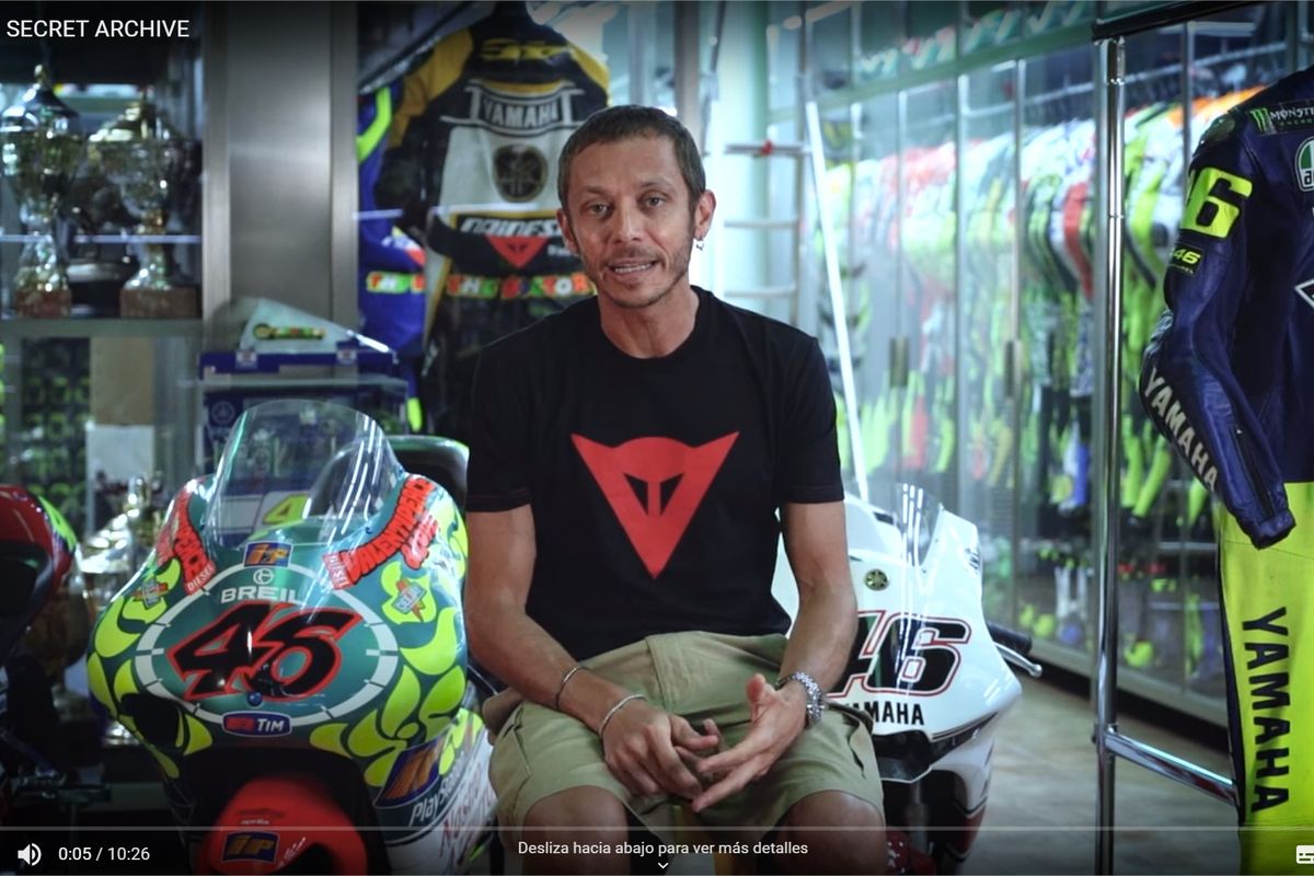 Rossi descubre su museo secreto