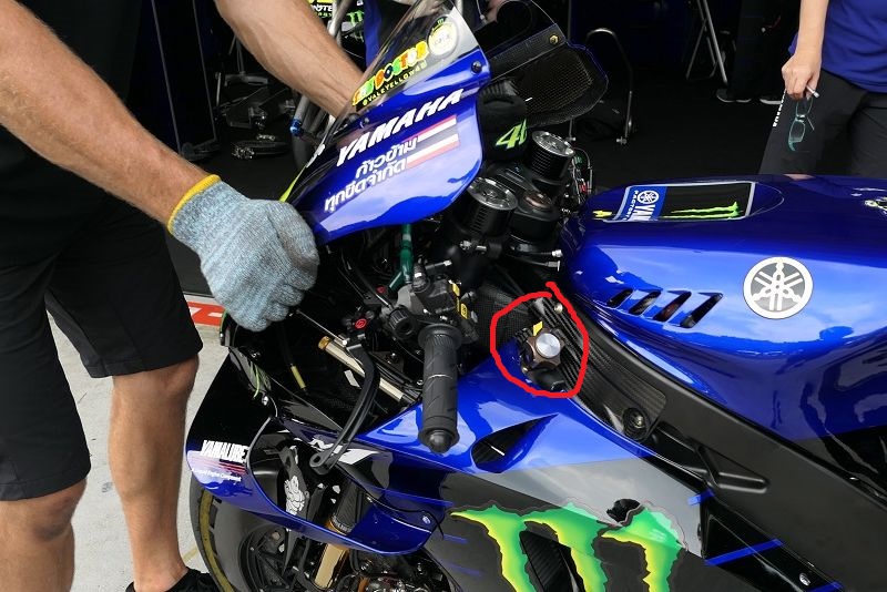 Sistema 'holeshot' en Yamaha MotoGP