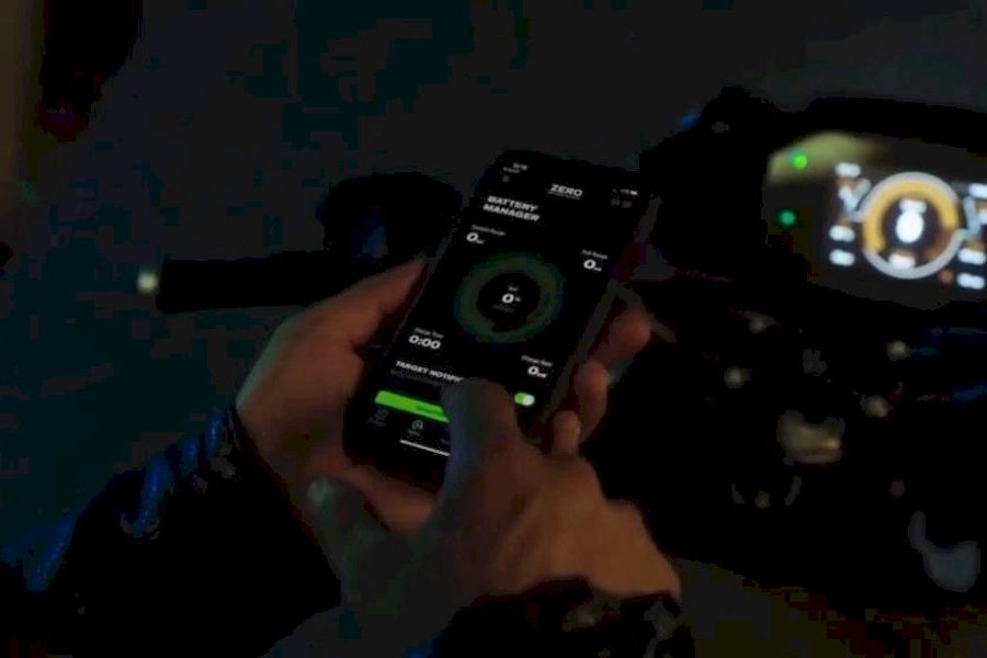 Control desde el móvil de la Zero SR/S