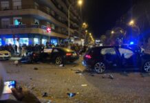 Accidente Badalona 6 marzo 2020