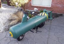 Un scooter bomba